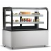 WowShowcase MB48 48" Curved Glass Refrigerated Bakery Display Case, Stainless Steel