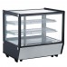 WowShowcase MDC120-ST 28” Countertop Refrigerated Straight Glass Bakery Display Case with LED Lighting