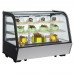 WowShowcase MDC161 36 Countertop Refrigerated Curved Glass Bakery Display Case with LED Lighting