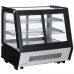 WowShowcase MDCC125 28" Pass-through Countertop Refrigerated Bakery Display Case with LED Lighting