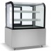 WowShowcase MH36 36" Curved Glass Heated Display Warming Case, Stainless Steel