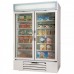 Beverage Air MMF49HC-1-W Double Swing Glass Door Merchandiser Freezer