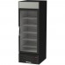 Beverage-Air MMR23HC-1-B Marketmax 27" Glass Swing Door Black Refrigerated Merchandiser with LED Lighting- 23 Cu. Ft.