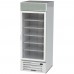 Beverage-Air MMR27HC-1-W Marketmax 30" Glass Swing Door White Refrigerated Merchandiser with LED Lighting - 27 Cu. Ft.