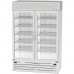 Beverage-Air Market Max MMRF49HC-1-A-WW White 2 Section Glass Door Dual Temperature Merchandiser - 49 Cu. Ft.