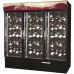 Beverage Air MMRR72HC-1-B-WW-WINE 75" Three Section Wine Cooler w/ 3 Zones - White