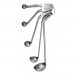 Winco MSL-5S 5-Piece Stainless Steel Mini Measuring Ladle Set