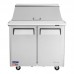 Turbo Air MST-36-15-N6 36 M3 Series Refrigerated Mega Top Table with 15 Pan Capacity