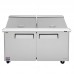 Turbo Air MST-60-24-N 60 M3 Series Refrigerated Mega Top Table with 24 Pan Capacity