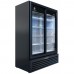 Beverage-Air MT53-1-SDB 54" Marketeer Series Black Refrigerated Sliding Glass Door Merchandiser with LED Lighting