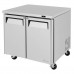 Turbo Air MUF-36-N M3 Series 36 Two Door Undercounter Freezer - 9 Cu. Ft.