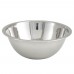 Winco MXBT-300Q All-Purpose True Capacity Stainless Steel Mixing Bowl 3 Qt.