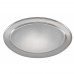 Winco OPL-18 Oval Stainless Steel Platter, 17-7/8 x 12-1/4