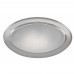 Winco OPL-22 Oval Stainless Steel Platter, 21-5/8 x 15