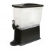 Winco PBD-3 3 Gallon Black Beverage Dispenser