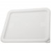 Winco PECC-L White Container Cover, Fits 12, 18 and 22 Qt. Square Storage Containers