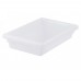 Winco PFHW-3 White Food Storage Box, 12 x 18 x 3