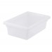 Winco PFHW-6 White Food Storage Box, 18 x 12 x 6