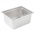 WowPrep 1/2 Size 6 Deep Stainless Steel Steam Table / Hotel Pan