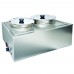 WowPrep PFW500NT Full-Size Electric Countertop Food/Soup Warmer with 2 Inserts and 2 Lids - 110V, 1200W