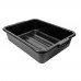 Winco PL-5K 20-1/4 x 15-1/2 Black Polypropylene Dish Box