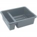 Winco PLTC-7G Divided Bus Box - Gray