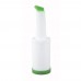 Winco PPB-1G 1 Qt. Pour Bottle with Green Spout and Cap