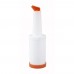 Winco PPB-1O 1 Qt. Pour Bottle with Orange Spout and Cap