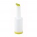 Winco PPB-1Y 1 Qt. Pour Bottle with Yellow Spout and Cap