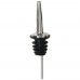 Winco PPM-4 Stainless Steel Liquor Pourer with Tapered Speed Jet - 12/Pack