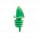 Winco PPR-2G Green Plastic Free-Flow Pourer