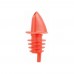 Winco PPR-2R Red Plastic Free-Flow Pourer