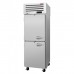 Turbo Air PRO-26-2R-SG-PT-N-L 29 Pro Series Pass-Thru Left Hinged Solid Front & Glass Back Half Door Refrigerator - 25 Cu. Ft.