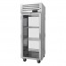 Turbo Air PRO-26H-G-PT-L Pro Series 29 Pass-Thru Left-Hinged Glass Door Heated Cabinet - 115V - 26 Cu. Ft.