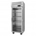 Turbo Air PRO-26H-GS-PT-L Pro Series 29 Pass-Thru Left-Hinged Glass & Solid Door Heated Cabinet - 115V - 26 Cu. Ft.