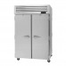 Turbo Air PRO-50H-PT Pro Series 52 Pass-Thru Two-Section Solid Door Heated Cabinet - 49 Cu. Ft.