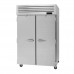 Turbo Air PRO-50H Pro Series 52 Reach-In Two-Section Solid Door Heated Cabinet - 48 Cu. Ft.