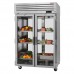 Turbo Air PRO-50R-G-PT-N 52 Pro Series Pass-Thru Glass Door Two-Section Refrigerator - 55 Cu. Ft.