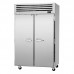 Turbo Air PRO-50R-N 50 Pro Series Two Section Solid Door Reach In Refrigerator - 43 Cu. Ft.