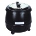 WowPrep PSB6000-B Black Commercial Soup Kettle, 10 Liter