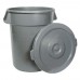 Winco PTC-20G Heavy Duty Gray Trash Can, 20 Gallon