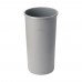 Winco PTCR-22G 22 Gallon Gray Round Tall Trash Can