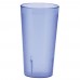 Winco PTP-09B 9-1/2 oz. Blue Pebbled Plastic Tumbler