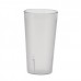 Winco PTP-24C 24 oz. Clear Pebbled Plastic Tumbler