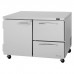 Turbo Air PUR-48-D2L-N Pro Series 48 Left-Hinged Door & 2 Right Drawer Undercounter Refrigerator - 12 Cu. Ft.
