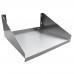 WowPrep PWMS-2418 18L x 24D Stainless Steel Wall-Mounted Shelf