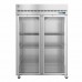 Hoshizaki R2A-FG 55 Reach-In Steelheart Series Refrigerator with 2 Full Height Hinged Glass Doors - 50 Cu. Ft.