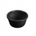 Winco RP-1K 1-1/2 oz. Black Melamine Ramekin