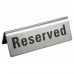 Winco RVS-4 Reserved Sign