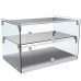 WowShowcase SA50 22" Dry Glass Countertop Bakery Display Case, Dual Service